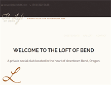 Tablet Screenshot of bendloft.com